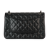 Jumbo Double Classic Flap, &pound;5,100, Handbags, Black, Caviar Leather, Back view